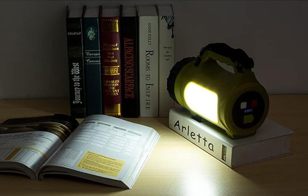 LEPRO 3300006 Camping Lamp, 1000 lm, 3600 mAh aprašymas - Prekės nuotrauka