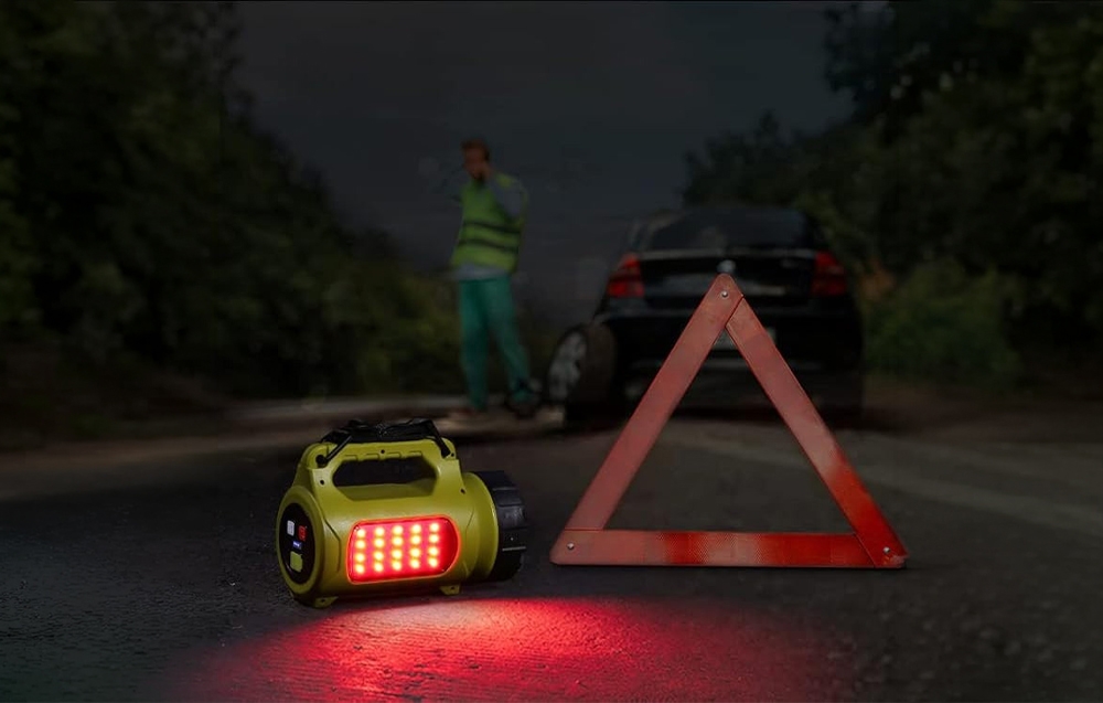 LEPRO 3300006 Camping Lamp, 1000 lm, 3600 mAh aprašymas - Prekės nuotrauka