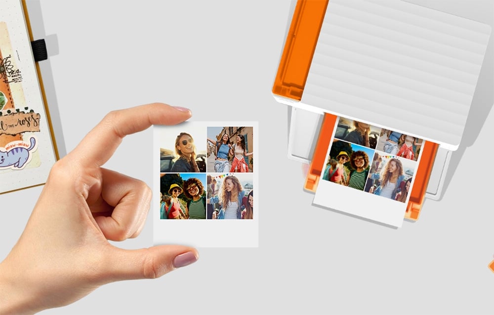 Liene Amber M110 4x6" Portable Photo Spausdintuvas with 60 sheets of 4x6" photo paper aprašymas - Prekės nuotrauka