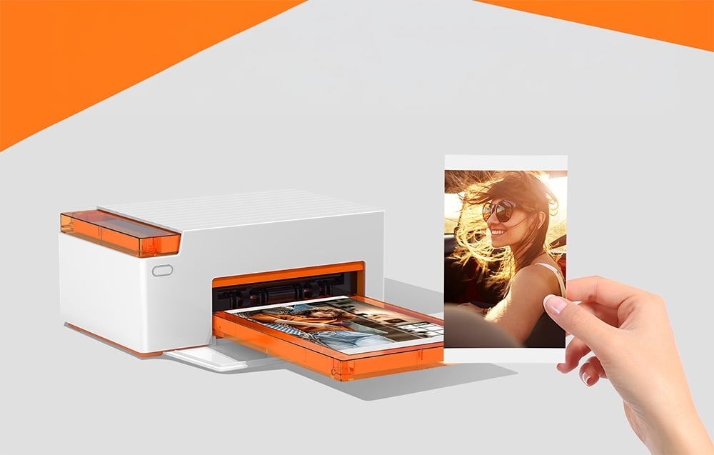 Liene Amber M110 4x6" Portable Photo Spausdintuvas with 60 sheets of 4x6" photo paper aprašymas - Prekės nuotrauka