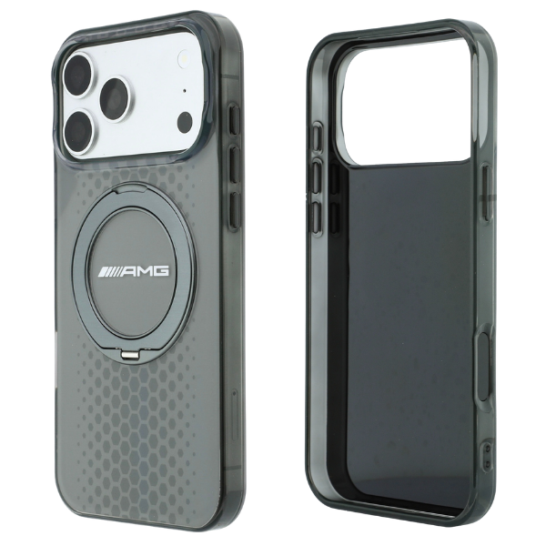 Dėklas Mercedes AMG IML Double Layer Urban Line Case with Ring Stand MagSafe for iPhone 18 Pro Max / 17 Pro Max - Gray aprašymas - Prekės nuotrauka