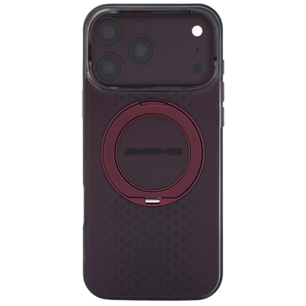 Mercedes AMG IML Double Layer Urban Line with Ring Stand MagSafe case for iPhone 18 Pro Max / 17 Pro Max - burgundy aprašymas - Prekės nuotrauka