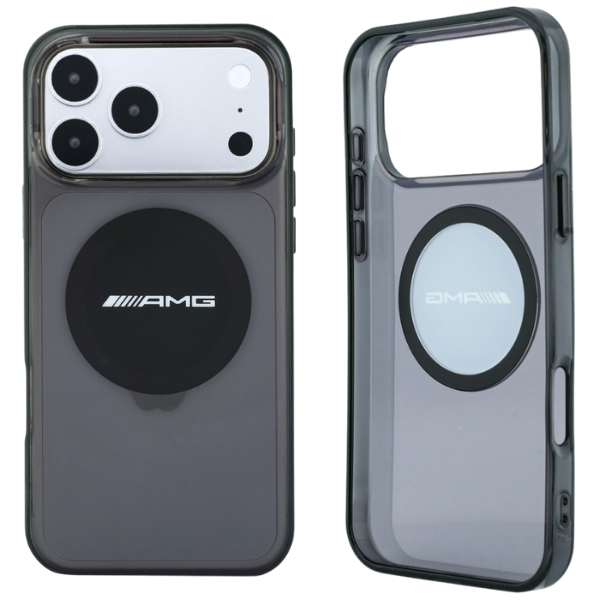Dėklas Mercedes AMG IML Transparent Bicolor Block MagSafe Case for iPhone 18 Pro Max / 17 Pro Max - Juodas aprašymas - Prekės nuotrauka