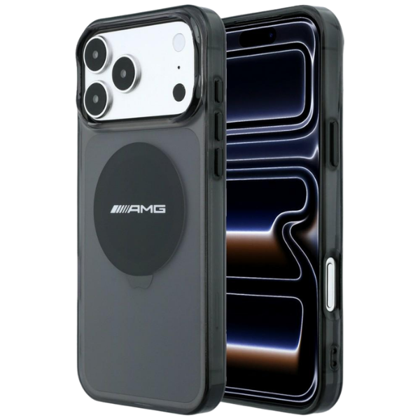 Dėklas Mercedes AMG IML Transparent Bicolor Block MagSafe Case for iPhone 18 Pro Max / 17 Pro Max - Juodas aprašymas - Prekės nuotrauka