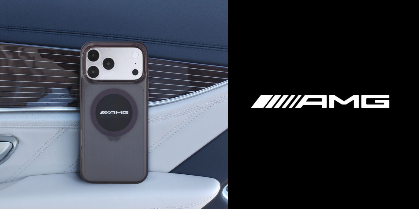 Dėklas Mercedes AMG IML Transparent Bicolor Block MagSafe Case for iPhone 18 Pro Max / 17 Pro Max - Juodas and Burgundy aprašymas - Prekės nuotrauka