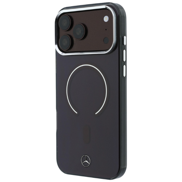 Dėklas Mercedes Double Layer Iconic Logo MagSafe case for iPhone 18 Pro Max / 17 Pro Max - burgundy aprašymas - Prekės nuotrauka