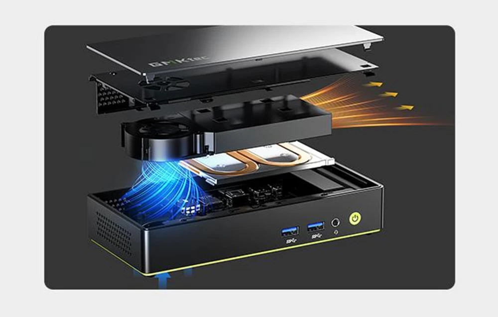 Mini PC GMKtec K13 Core Ultra 7 256V 16GB 1TB Win 11 Pro aprašymas - Prekės nuotrauka