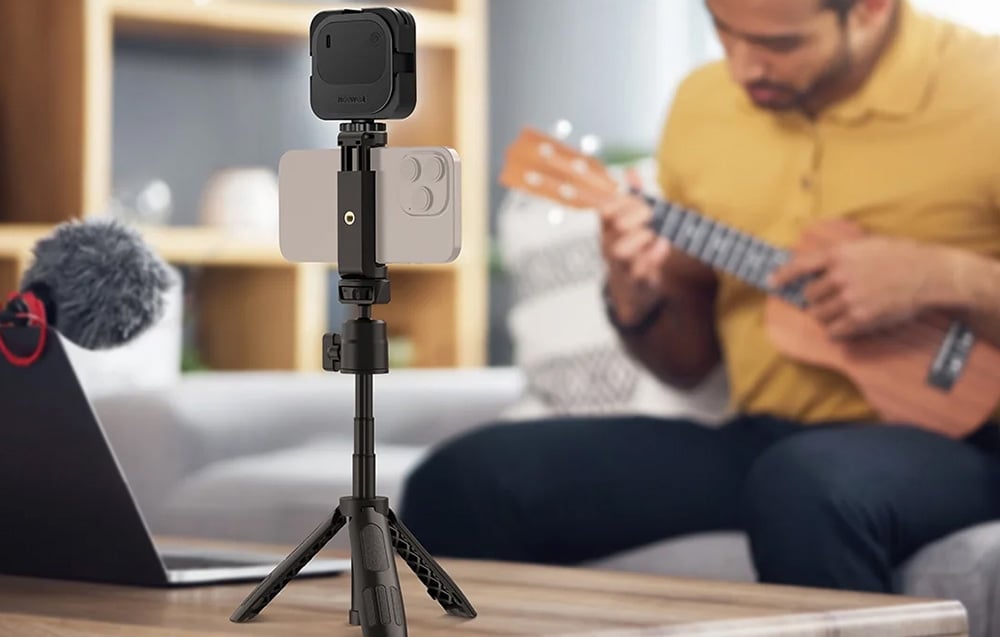 NEEWER TP43 Foldable Tripod with Selfie Stick Function aprašymas - Prekės nuotrauka