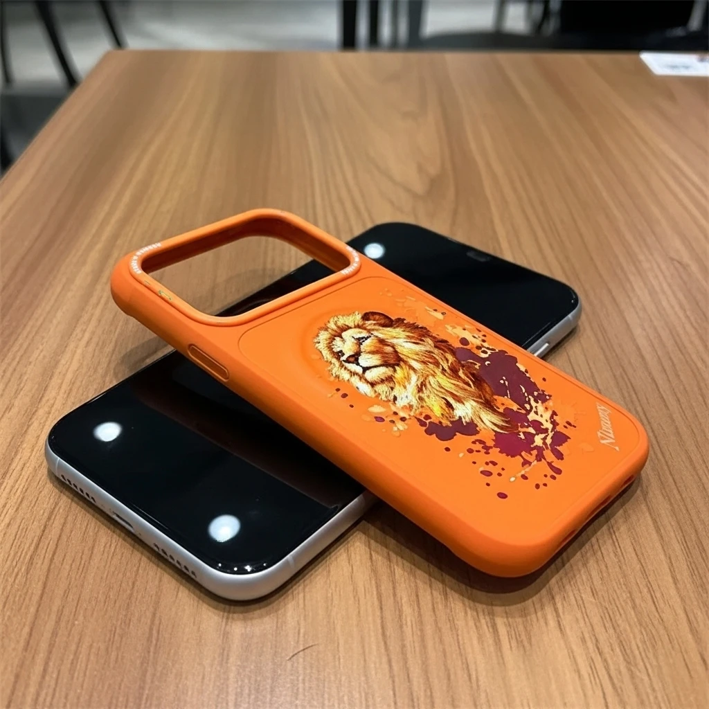 Dėklas Nimmy Lew MagSafe case for iPhone 17 Pro Max - oranžinis aprašymas - Prekės nuotrauka