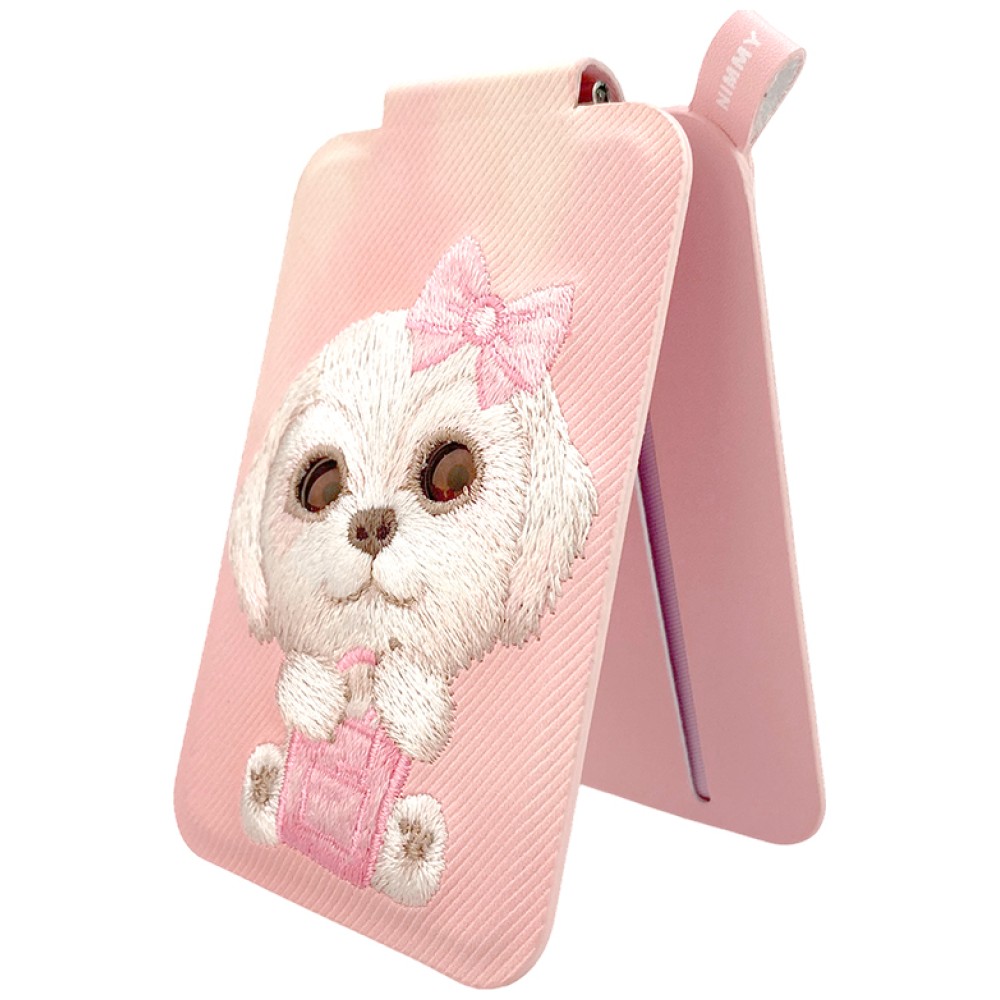Dėklas Nimmy New Big-Eye Cute Pets 2.0 magnetinė piniginė šunims su telefono laikikliu - Rožinė aprašymas - Prekės nuotrauka Dėklas Nimmy New Big-Eye Cute Pets 2.0 magnetinė piniginė šunims su telefono laikikliu - Rožinė aprašymas - Prekės nuotrauka