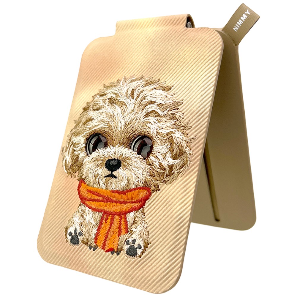 Dėklas „Nimmy New Big-Eye Cute Pets 2.0“ magnetinė šunų piniginė su telefono laikikliu – ruda aprašymas - Prekės nuotrauka Dėklas „Nimmy New Big-Eye Cute Pets 2.0“ magnetinė šunų piniginė su telefono laikikliu – ruda aprašymas - Prekės nuotrauka
