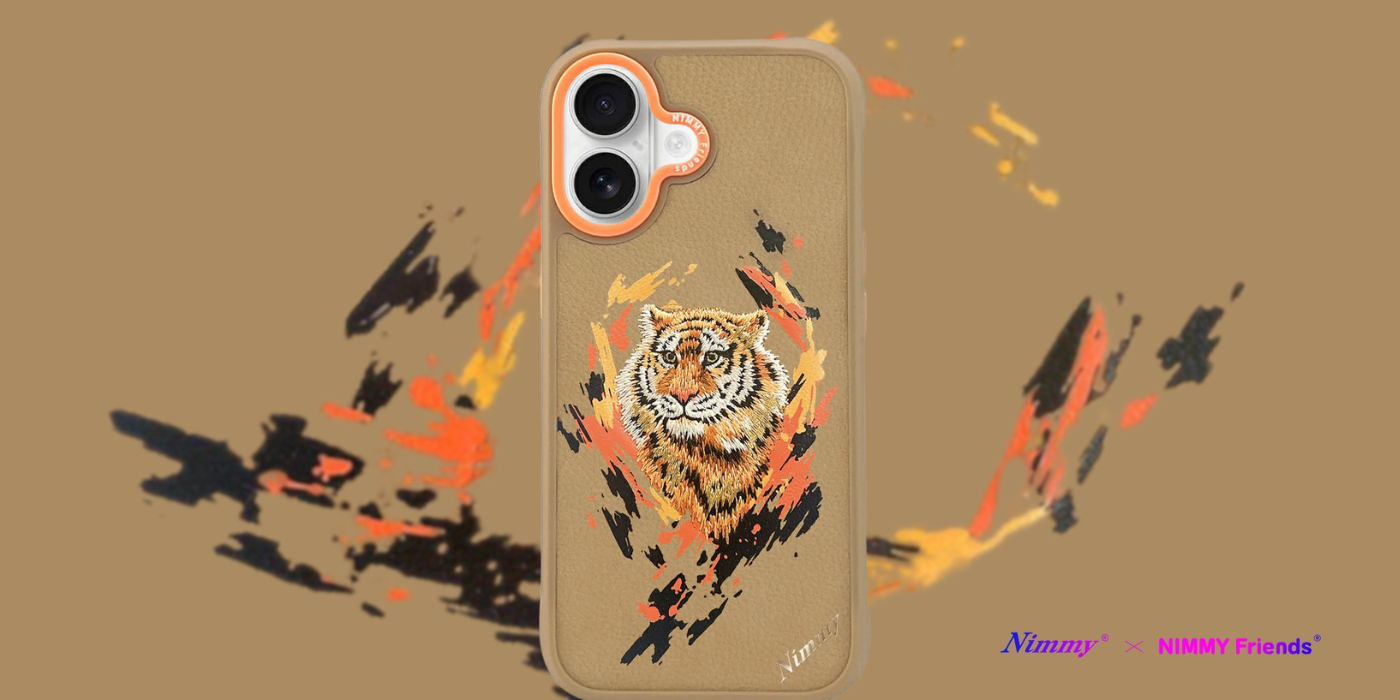 „Nimmy Tiger MagSafe“ dėklas, skirtas „iPhone 17“ – šviesiai rudas aprašymas - Prekės nuotrauka
