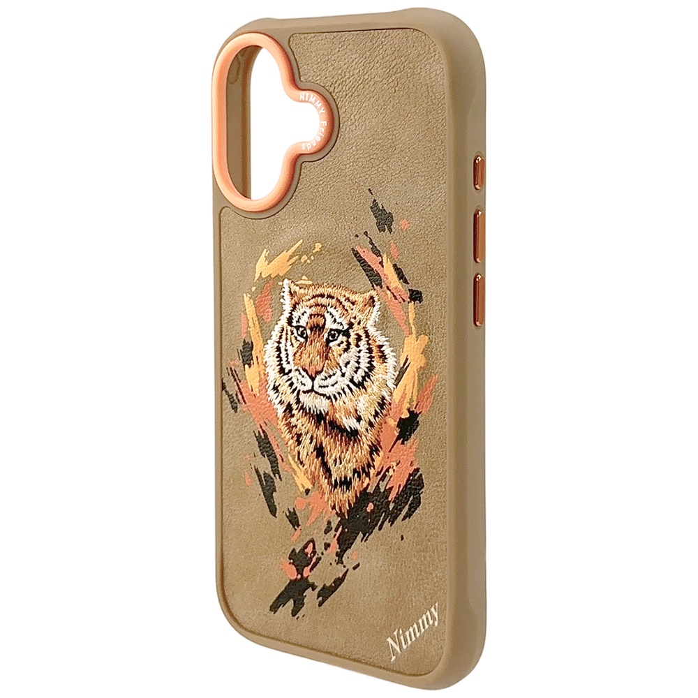„Nimmy Tiger MagSafe“ dėklas, skirtas „iPhone 17“ – šviesiai rudas aprašymas - Prekės nuotrauka