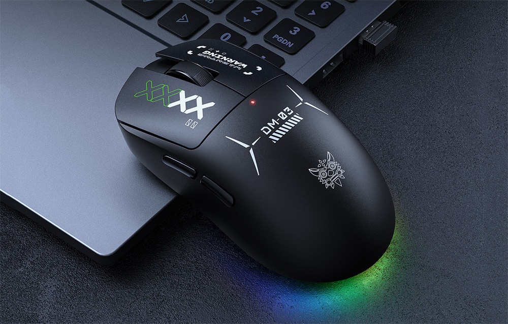 ONIKUMA DM03 RGB Pelė žaidimams (Juodas) aprašymas - Prekės nuotrauka ONIKUMA DM03 RGB Pelė žaidimams (Juodas) aprašymas - Prekės nuotrauka