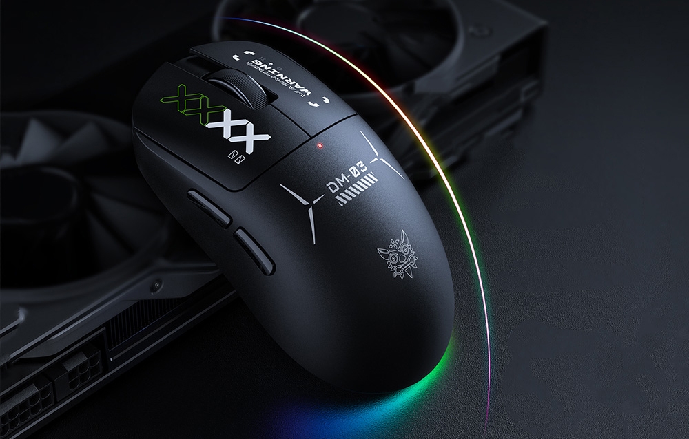 ONIKUMA DM03 RGB Pelė žaidimams (Juodas) aprašymas - Prekės nuotrauka ONIKUMA DM03 RGB Pelė žaidimams (Juodas) aprašymas - Prekės nuotrauka