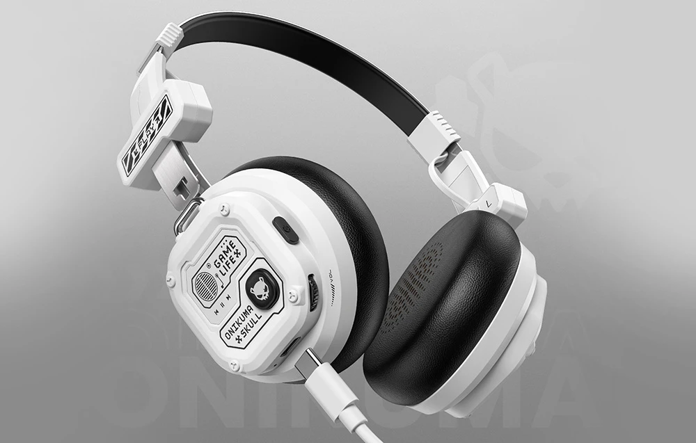 ONIKUMA GT803 gaming headphones (baltas) aprašymas - Prekės nuotrauka
