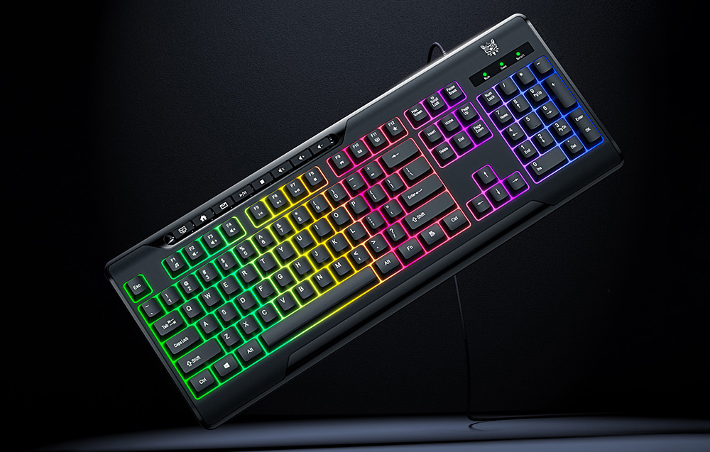 Onikuma TZ5008 5-in-1 Gaming Set: Keyboard + Mouse + Headset + Mouse Pad + Stand aprašymas - Prekės nuotrauka