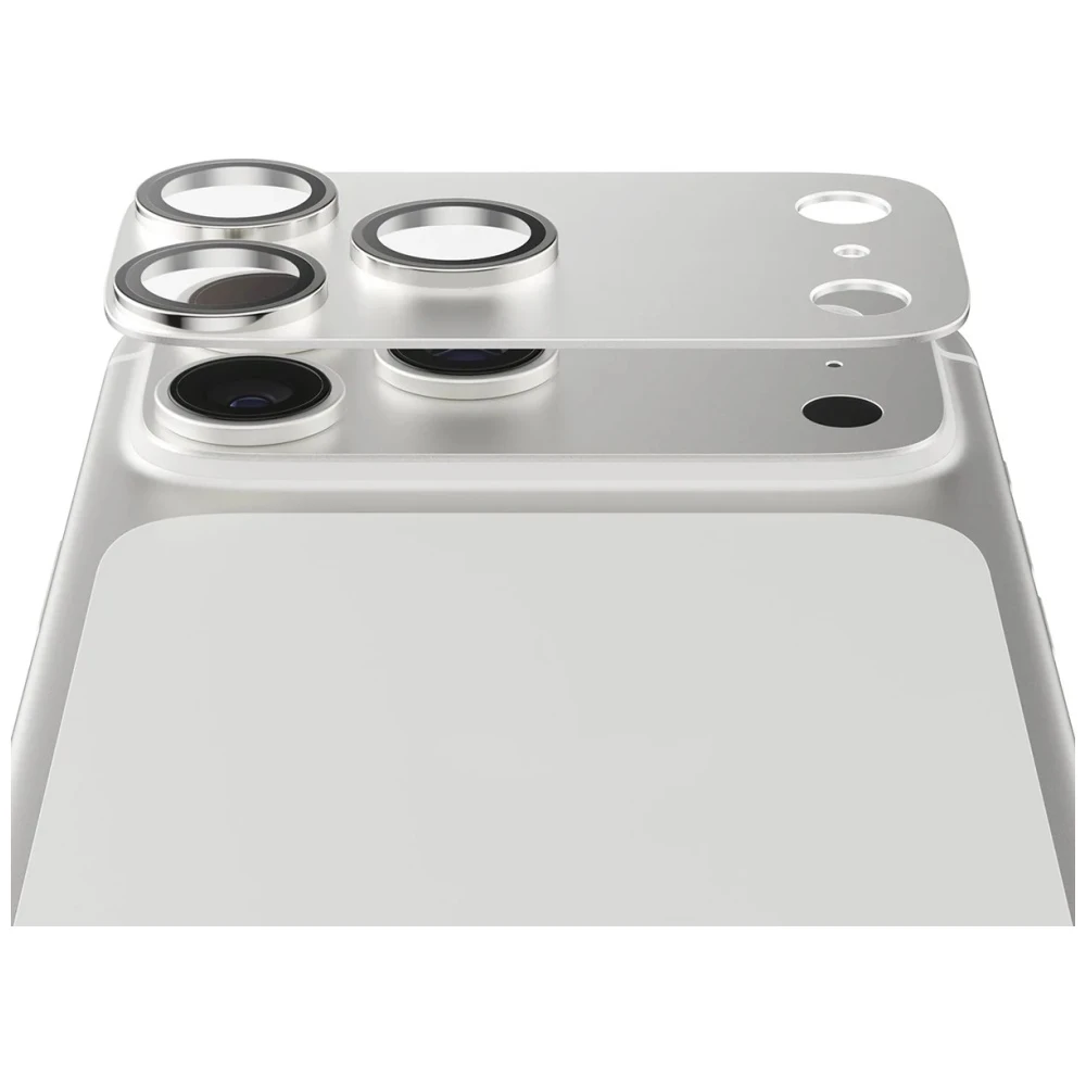 Panzer Glass PanzerGlass Fender Camera Protector for iPhone 17 Pro Max - Sidabrinis aprašymas - Prekės nuotrauka