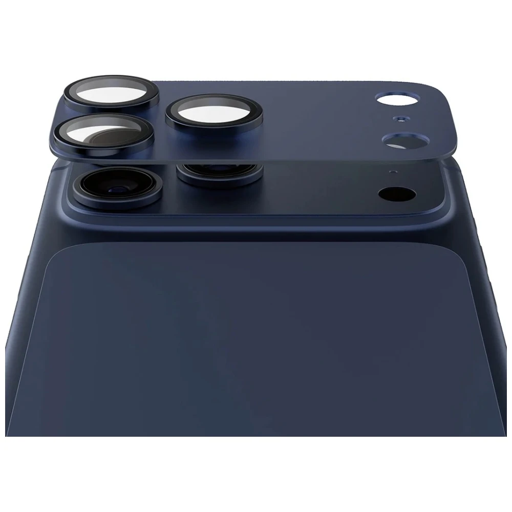 Panzer Glass PanzerGlass Fender Camera Protector Tempered Glass Lens Screen Protector for iPhone 17 Pro Max - Mėlyna aprašymas - Prekės nuotrauka