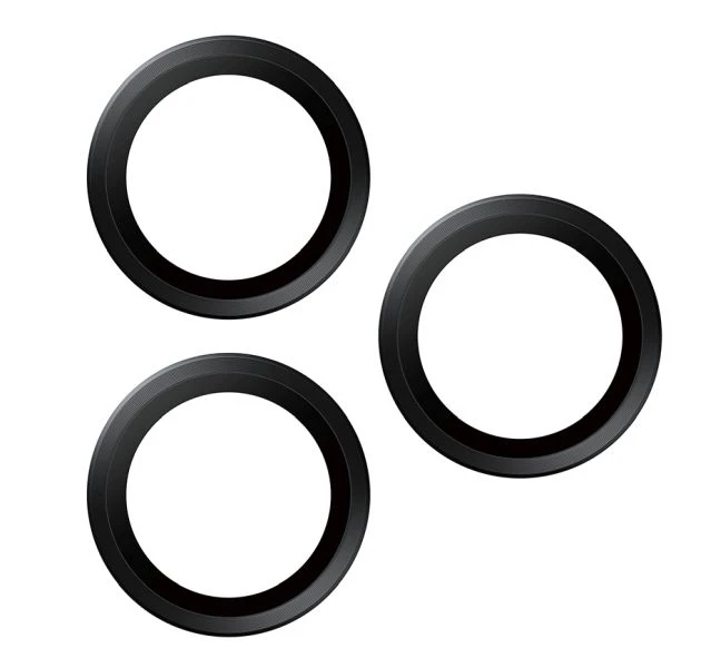 Panzer Glass PanzerGlass Hoops Ceramic II Camera Lens Glass for iPhone 17 Pro / 17 Pro Max / 16 Pro / 16 Pro Max - Juodas aprašymas - Prekės nuotrauka