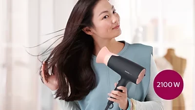 Plaukų džiovintuvas Philips 3000 serija BHD350/10, Juodos/Rausvos spalvos aprašymas - Prekės nuotrauka