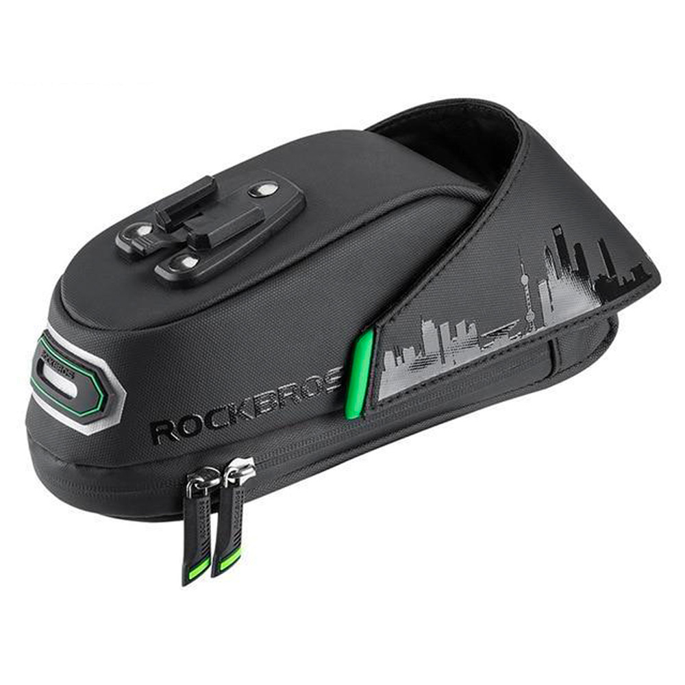 Rockbros C27-1 bicycle bag under the saddle - juodas aprašymas - Prekės nuotrauka