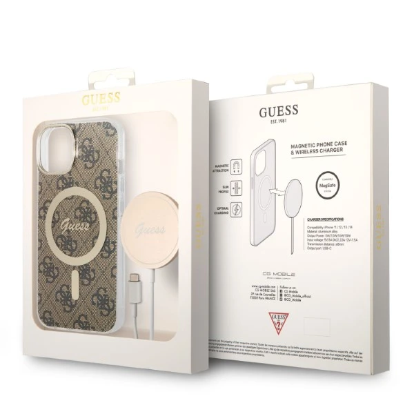 „Guess“ GUBPP14SH4EACSW dėklas + įkroviklis, „iPhone 14 6.1“ ratukas / kietas dėklas su ratuku, 4G, „MagSafe“ spausdinimas aprašymas - Prekės nuotrauka „Guess“ GUBPP14SH4EACSW dėklas + įkroviklis, „iPhone 14 6.1“ ratukas / kietas dėklas su ratuku, 4G, „MagSafe“ spausdinimas aprašymas - Prekės nuotrauka