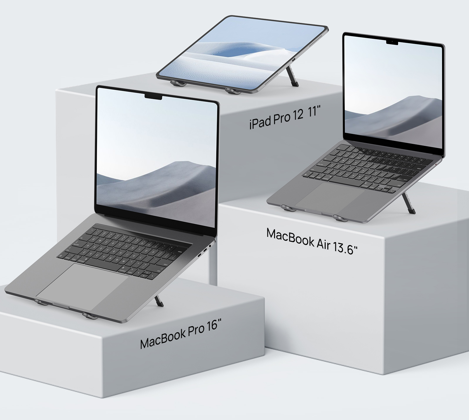 SODI 315 Adjustable Foldable Nešiojamas kompiuteris Stand pilka aprašymas - Prekės nuotrauka SODI 315 Adjustable Foldable Nešiojamas kompiuteris Stand pilka aprašymas - Prekės nuotrauka