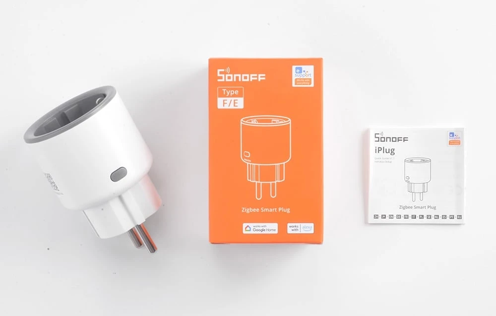 Sonoff S60ZBTPF ZigBee smart outlet aprašymas - Prekės nuotrauka