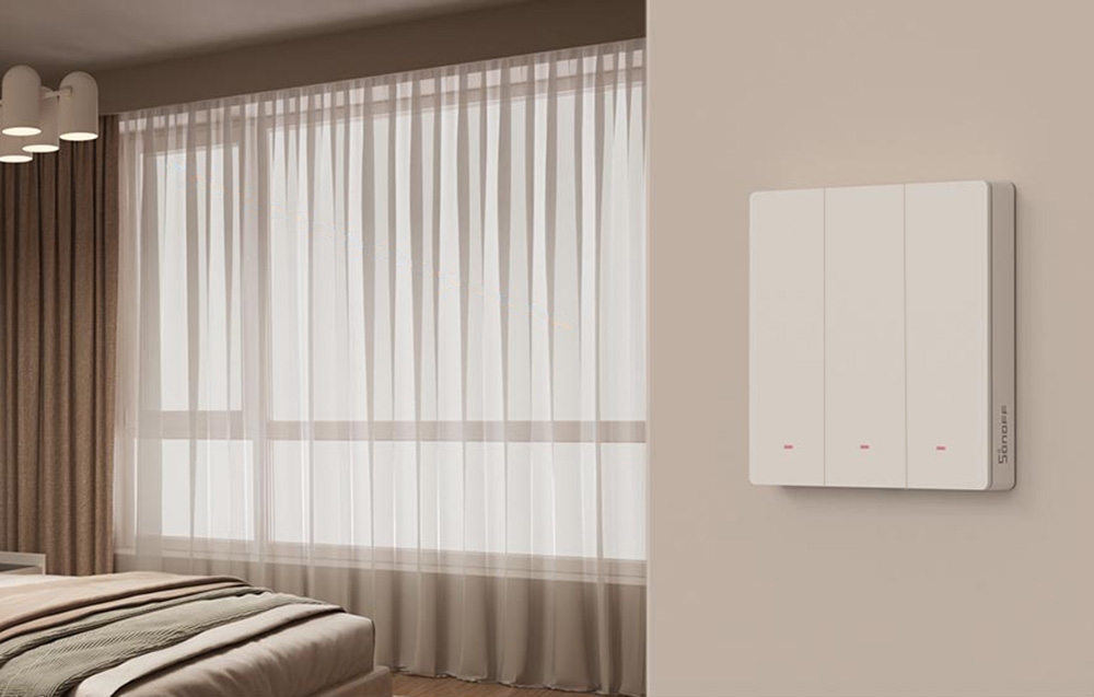 Sonoff ZBM5-3C-80W (3-channel) Zigbee smart touch wall switch aprašymas - Prekės nuotrauka