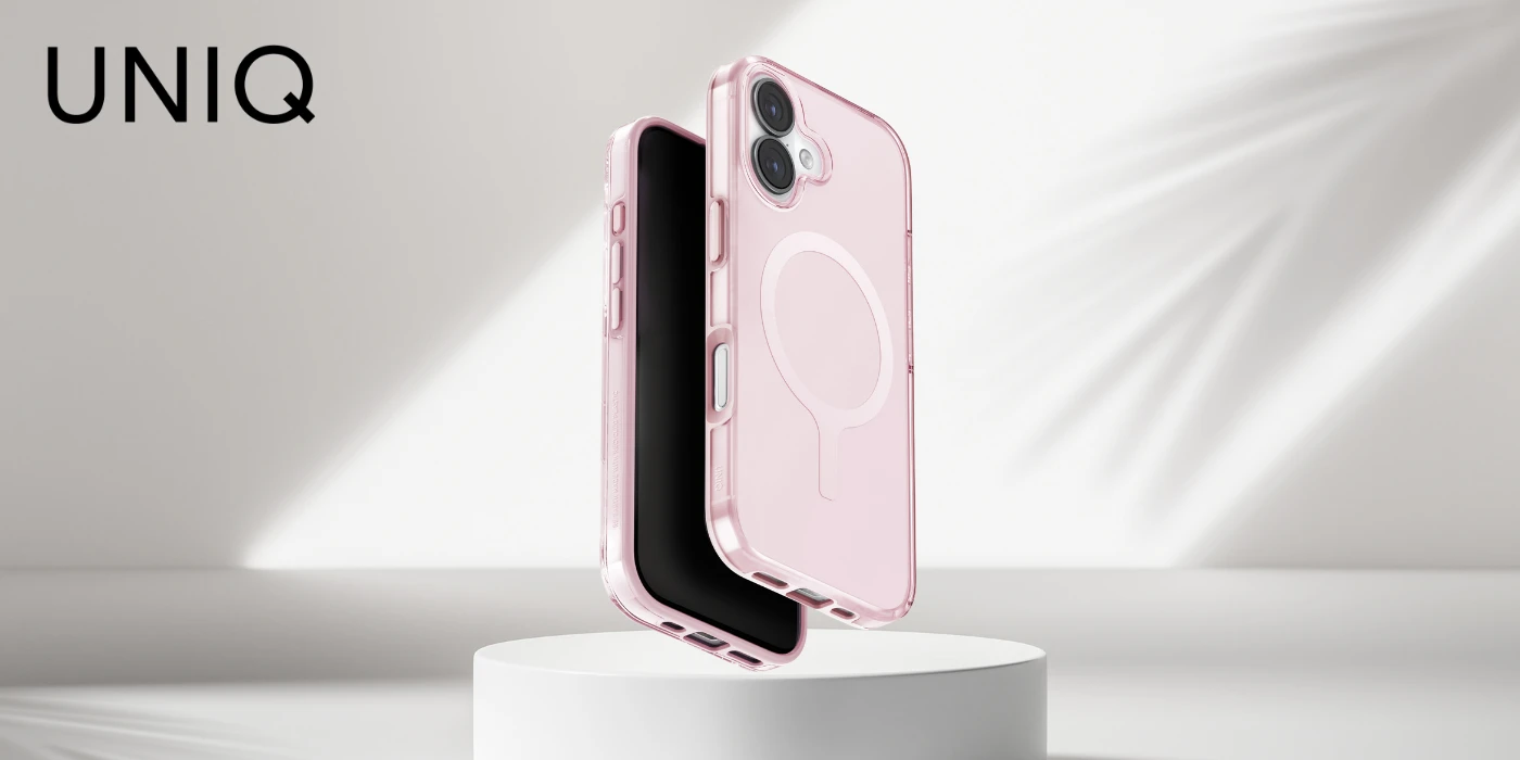 UNIQ Clario dėklas skirtas Apple iPhone 17 Magclick Charging rožinės spalvos aprašymas - Prekės nuotrauka UNIQ Clario dėklas skirtas Apple iPhone 17 Magclick Charging rožinės spalvos aprašymas - Prekės nuotrauka
