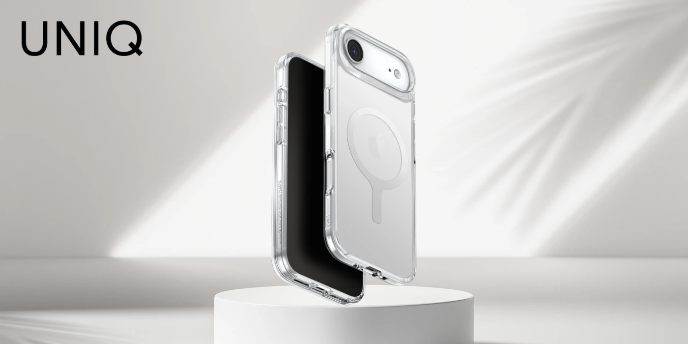 UNIQ Clario dėklas skirtas Apple iPhone Air Magclick Charging skaidrus aprašymas - Prekės nuotrauka