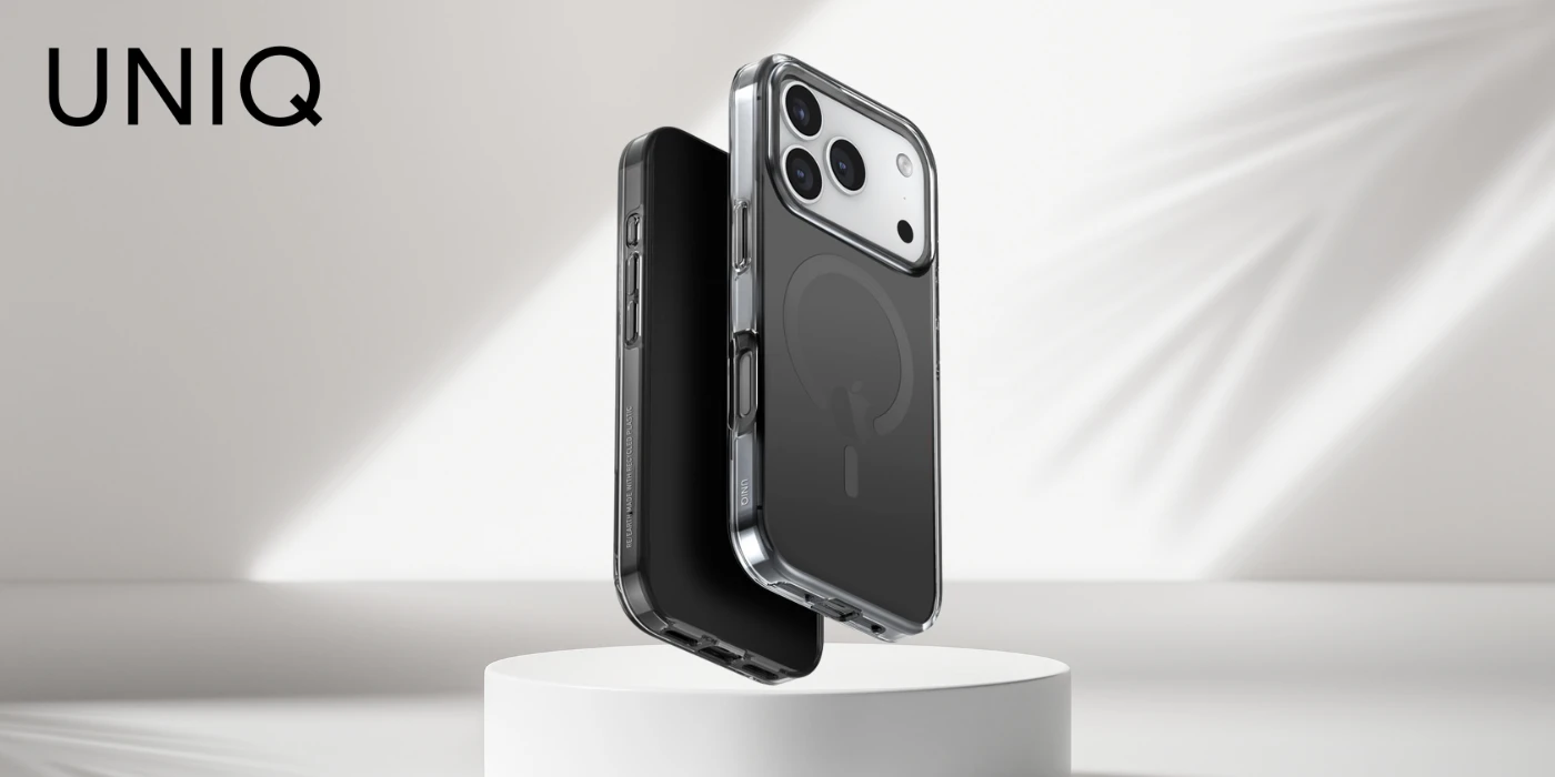 UNIQ Clario dėklas skirtas Apple iPhone 17 Pro Magclick Charging juodos spalvos aprašymas - Prekės nuotrauka UNIQ Clario dėklas skirtas Apple iPhone 17 Pro Magclick Charging juodos spalvos aprašymas - Prekės nuotrauka