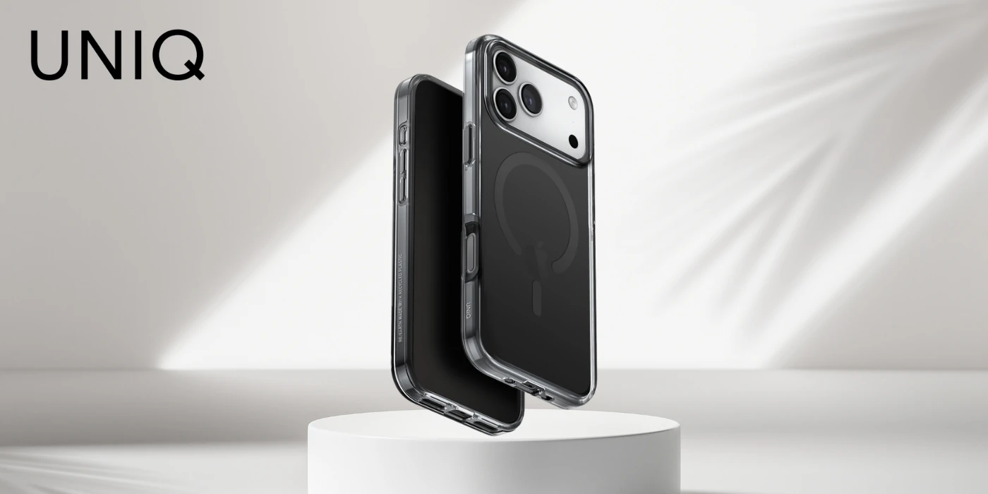 UNIQ Clario dėklas skirtas Apple iPhone 17 Pro Max Magclick Charging juodos spalvos aprašymas - Prekės nuotrauka UNIQ Clario dėklas skirtas Apple iPhone 17 Pro Max Magclick Charging juodos spalvos aprašymas - Prekės nuotrauka
