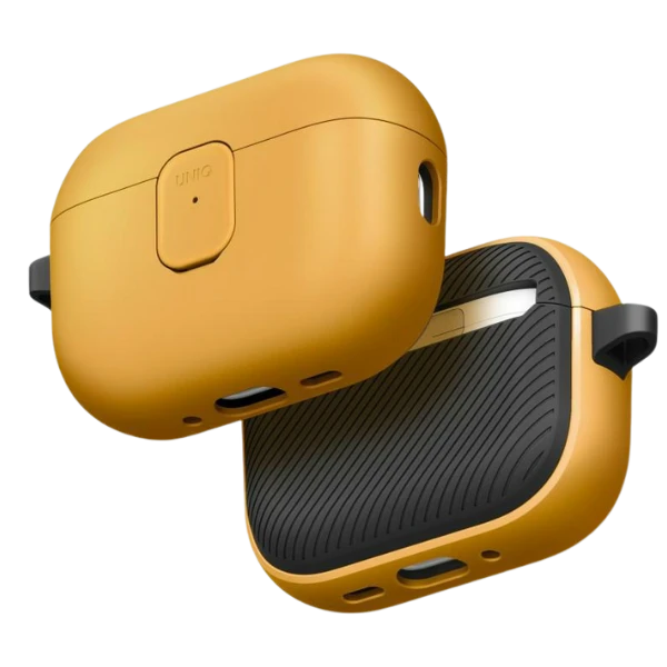 Dėklas Uniq Clyde Case for AirPods Pro 3rd Gen - Geltona-Gray aprašymas - Prekės nuotrauka