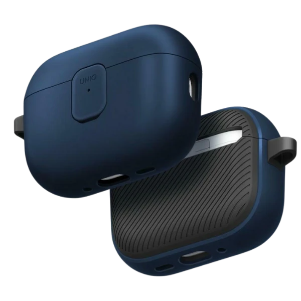 „Uniq Clyde“ dėklas, skirtas „AirPods Pro“ (3 kartos) – Mėlyna/pilkas aprašymas - Prekės nuotrauka „Uniq Clyde“ dėklas, skirtas „AirPods Pro“ (3 kartos) – Mėlyna/pilkas aprašymas - Prekės nuotrauka