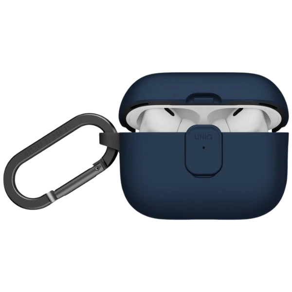 „Uniq Clyde“ dėklas, skirtas „AirPods Pro“ (3 kartos) – Mėlyna/pilkas aprašymas - Prekės nuotrauka „Uniq Clyde“ dėklas, skirtas „AirPods Pro“ (3 kartos) – Mėlyna/pilkas aprašymas - Prekės nuotrauka