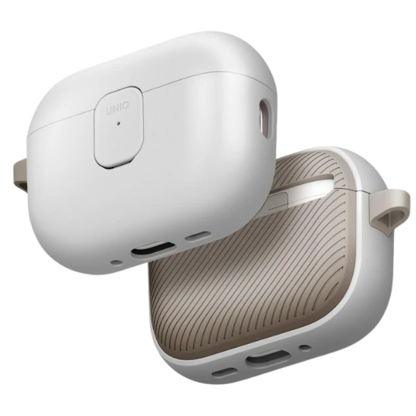 Dėklas Uniq Clyde Case for AirPods Pro 3rd Gen - Gray-rusvai gelsvas aprašymas - Prekės nuotrauka