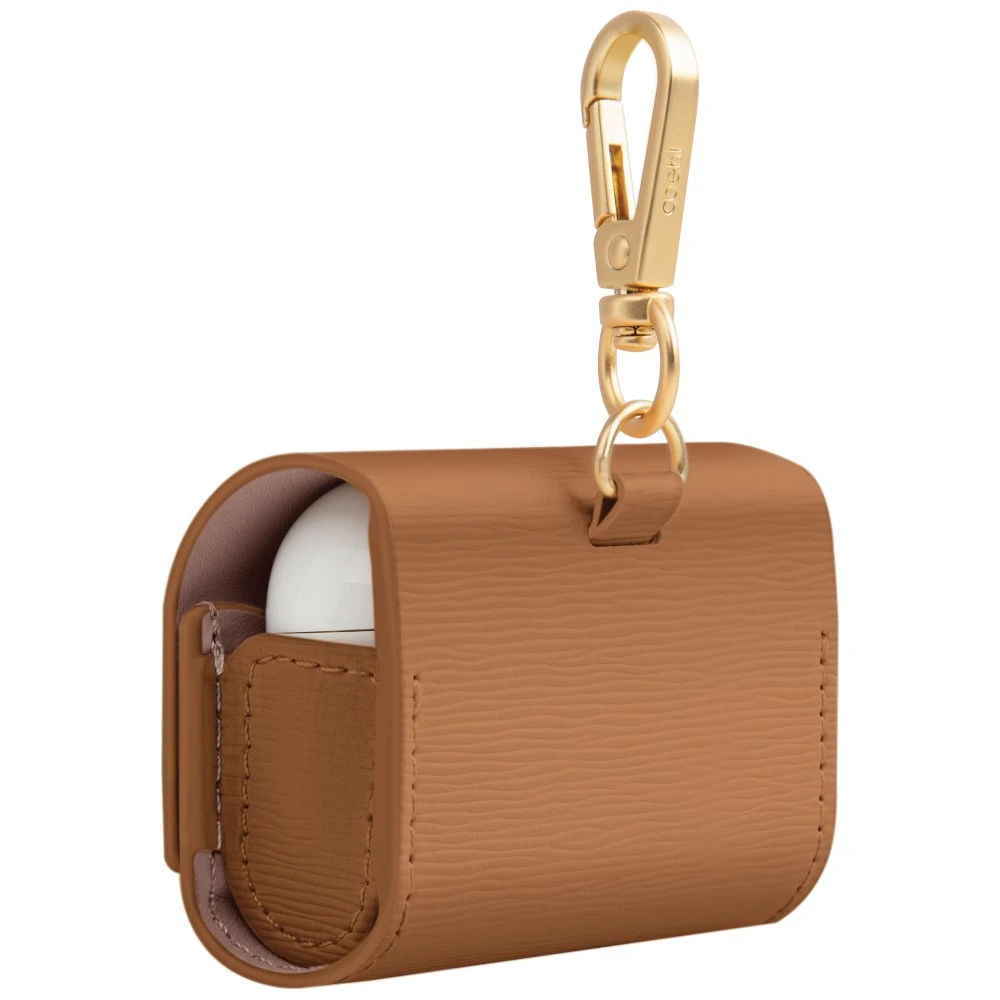 Dėklas Uniq Coehl Mirelle Case for AirPods Pro - Brown aprašymas - Prekės nuotrauka