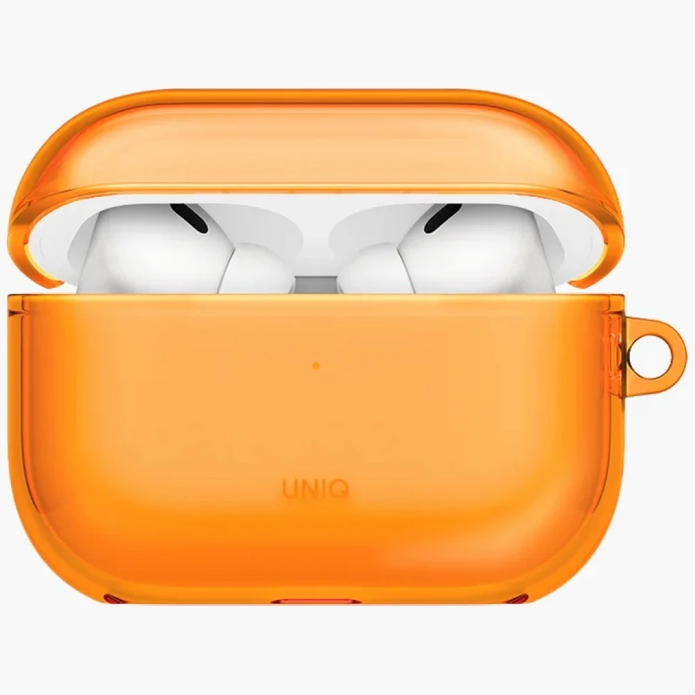 Dėklas Uniq Glase Case for AirPods Pro 3 - Oranžinis aprašymas - Prekės nuotrauka