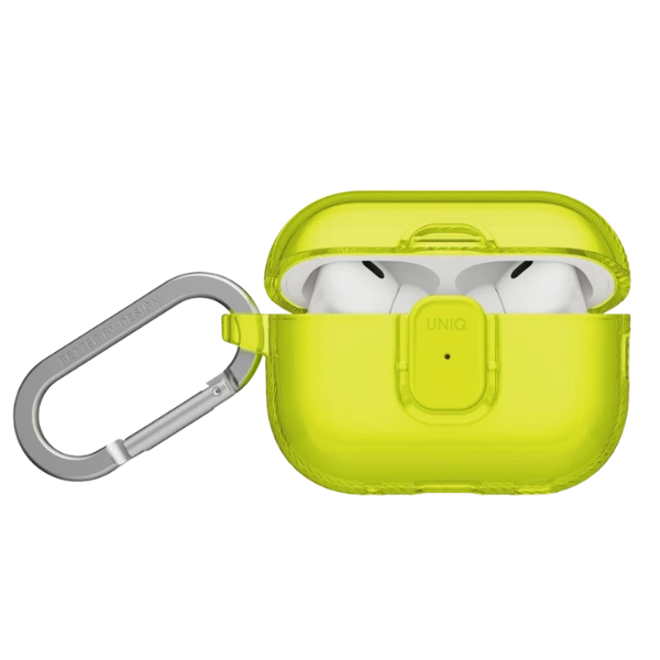 „Uniq Glase Pro“ dėklas, skirtas „AirPods Pro 3“ ausinėms, su užraktu – permatomas, geltonas aprašymas - Prekės nuotrauka „Uniq Glase Pro“ dėklas, skirtas „AirPods Pro 3“ ausinėms, su užraktu – permatomas, geltonas aprašymas - Prekės nuotrauka