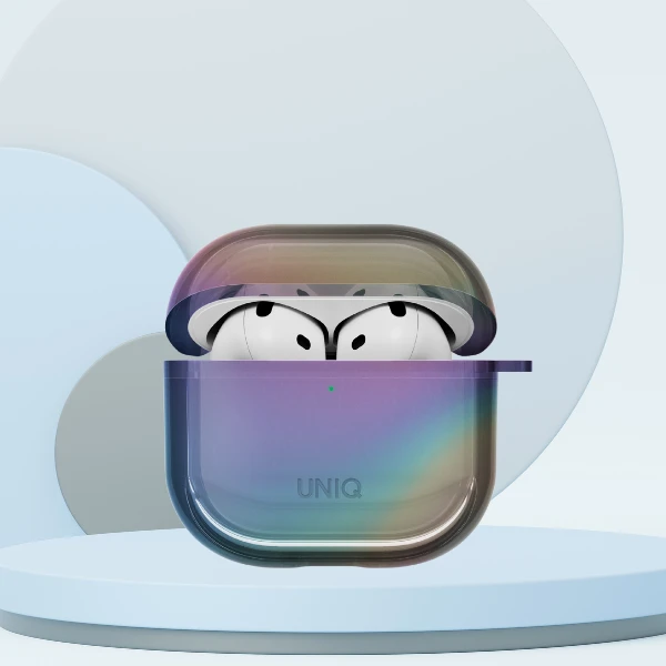 „Uniq Iridescia AirPods 4“ pakabinamas dėklas – holografinis, daugiaspalvis aprašymas - Prekės nuotrauka „Uniq Iridescia AirPods 4“ pakabinamas dėklas – holografinis, daugiaspalvis aprašymas - Prekės nuotrauka
