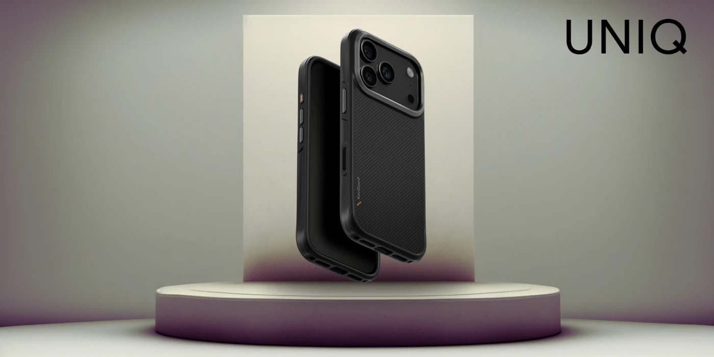 Dėklas Uniq Keva Magclick Charging Case for iPhone 17 Pro - Juodas aprašymas - Prekės nuotrauka