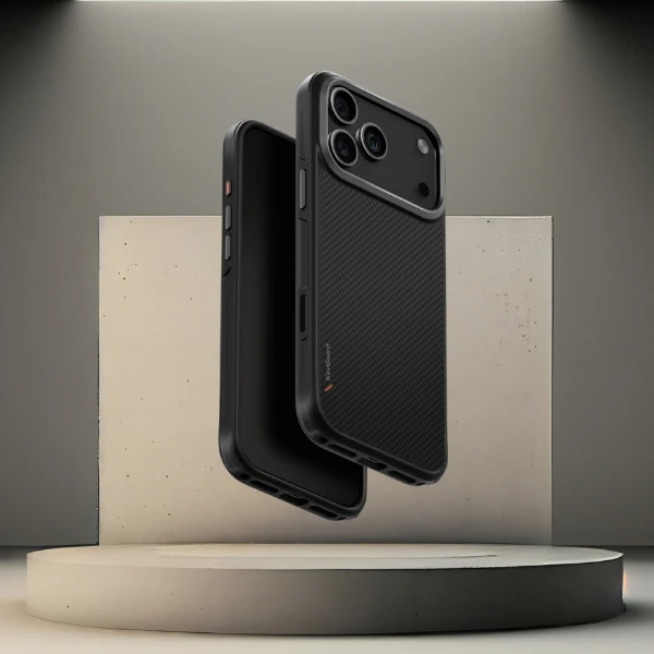 Dėklas Uniq Keva Magclick Charging Case for iPhone 17 Pro Max - Juodas aprašymas - Prekės nuotrauka
