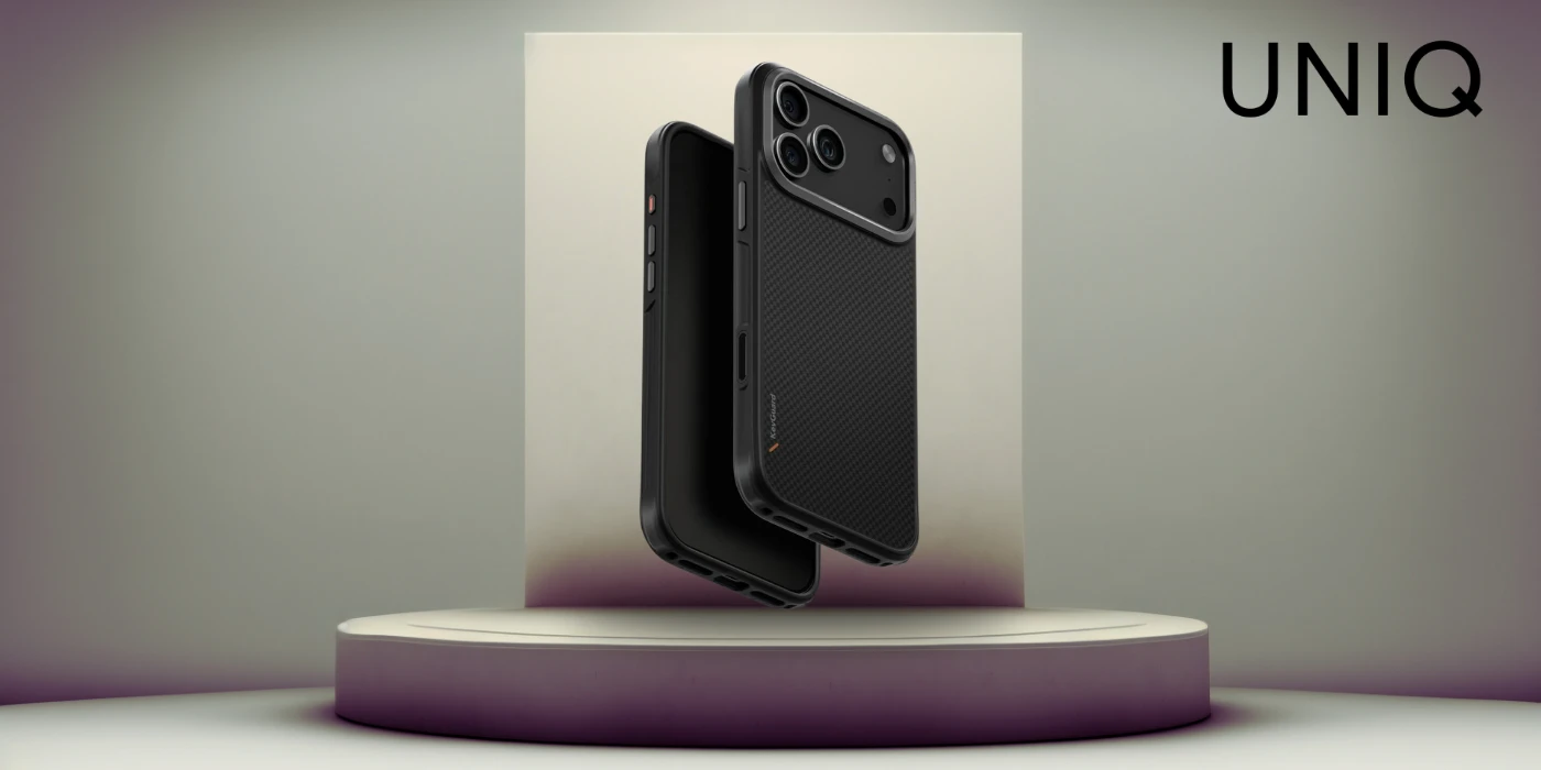Dėklas Uniq Keva Magclick Charging Case for iPhone 17 Pro Max - Juodas aprašymas - Prekės nuotrauka