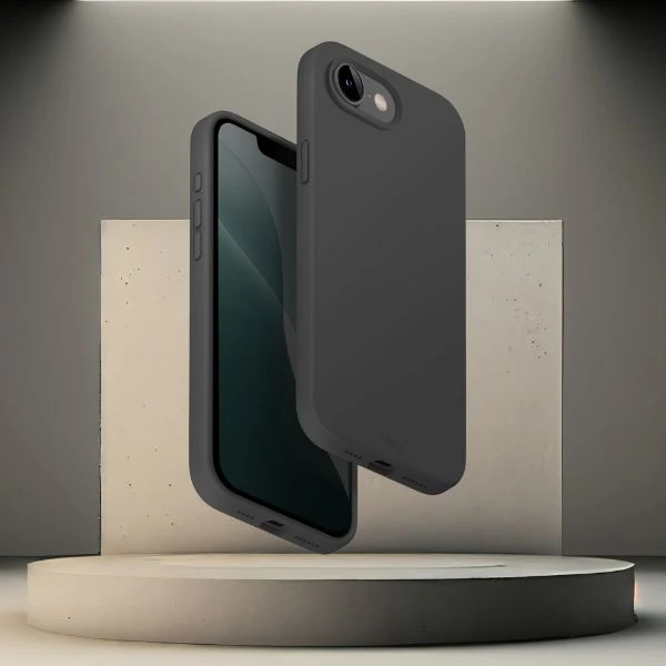 Uniq Lino Magclick įkrovimo dėklas, skirtas iPhone 16e – pilkas aprašymas - Prekės nuotrauka