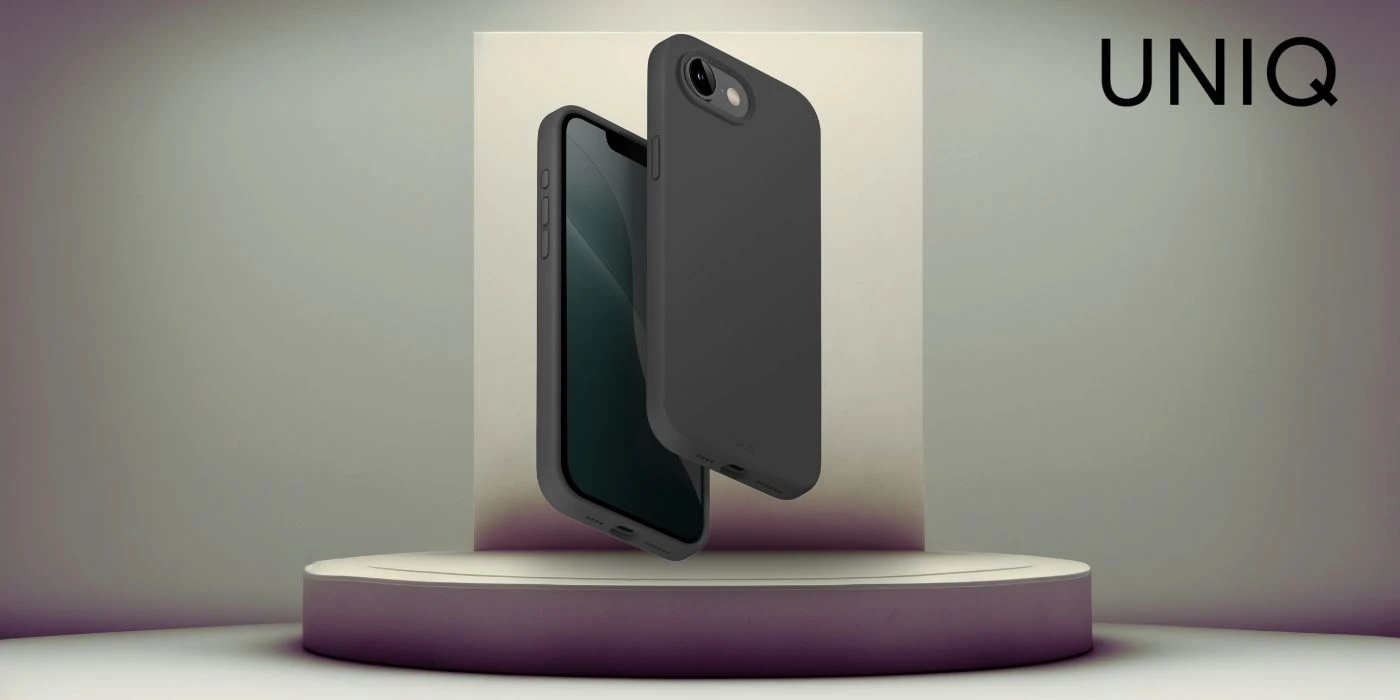Uniq Lino Magclick įkrovimo dėklas, skirtas iPhone 16e – pilkas aprašymas - Prekės nuotrauka