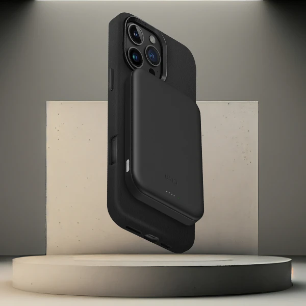 Uniq Lyden Lexa Magnetic 5000mAh PD USB-C Power Bank - Juodas aprašymas - Prekės nuotrauka