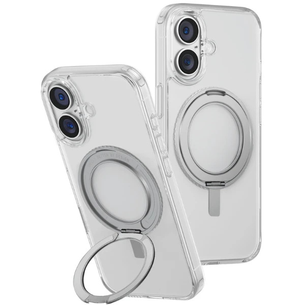 „Uniq Swivix 360“ besisukantis dėklas su atrama, skirtas „iPhone 16 Plus“ – skaidrus aprašymas - Prekės nuotrauka „Uniq Swivix 360“ besisukantis dėklas su atrama, skirtas „iPhone 16 Plus“ – skaidrus aprašymas - Prekės nuotrauka