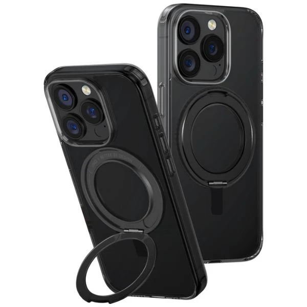 Uniq Swivix 360 besisukantis stovo dėklas, skirtas iPhone 16 Pro – Juodas aprašymas - Prekės nuotrauka Uniq Swivix 360 besisukantis stovo dėklas, skirtas iPhone 16 Pro – Juodas aprašymas - Prekės nuotrauka